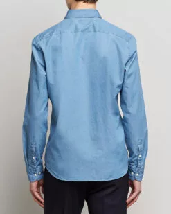 Hal Slim Fit Denim Shirt Open Blue 40 - M -Boss Butikk 24045111r 4