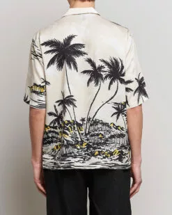 Lars Printed Resort Collar Shirt Open White S 8 Lars Printed Resort Collar Shirt Open White S -Boss Butikk 24045311r 4