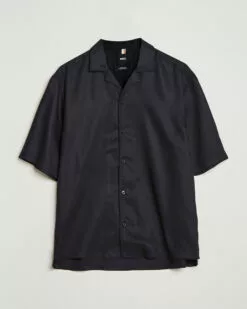 Lars Resort Collar Short Sleeve Black XL