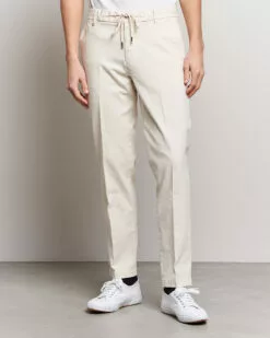 Kane Cotton/Linen Drawstring Trousers Open White 56 -Boss Butikk 24046211r 3
