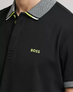 Boss Green Paddy Performance Piké Black S 9 Boss Green Paddy Performance Piké Black S -Boss Butikk 24053411r 5