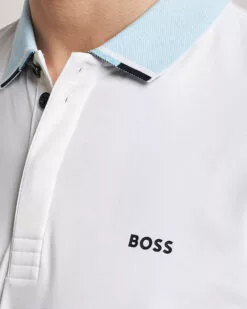 Boss Green Paddy Performance Piké White S -Boss Butikk 24053511r 5