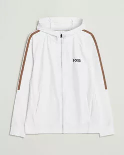 Boss Green Sicon Performance Full-Zip Hoodie White S