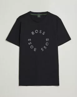 Boss Green Circle Logo Crew Neck T-Shirt Black S