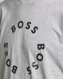 Boss Green Circle Logo Crew Neck T-Shirt Light Grey S -Boss Butikk 24054811r 5
