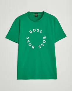 Boss Green Circle Logo Crew Neck T-Shirt Open Green S
