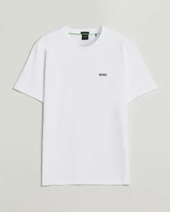 Boss Green Logo Crew Neck T-Shirt White S
