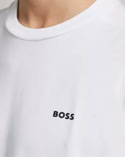 Boss Green Logo Crew Neck T-Shirt White S -Boss Butikk 24056711r 5