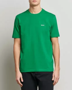 Boss Green Logo Crew Neck T-Shirt Open Green S -Boss Butikk 24056811r 3