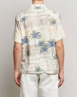 BOSS ORANGE Rayer Resort Collar Printed Short Sleeve Shirt Bei L -Boss Butikk 24059011r 4