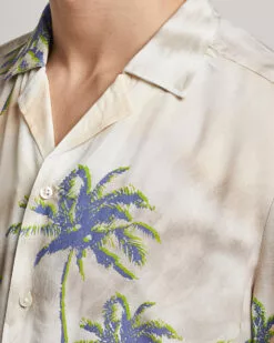 BOSS ORANGE Rayer Resort Collar Printed Short Sleeve Shirt Bei L -Boss Butikk 24059011r 5