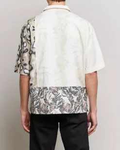 BOSS ORANGE Lapis Resort Collar Printed Short Sleeve Shirt Bei M -Boss Butikk 24059511r 4