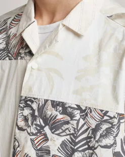 BOSS ORANGE Lapis Resort Collar Printed Short Sleeve Shirt Bei M -Boss Butikk 24059511r 5