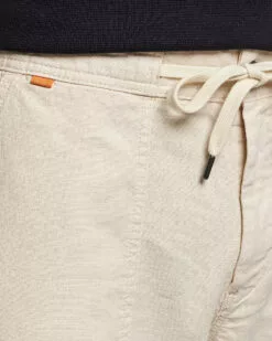 BOSS ORANGE Sisla Cotton/Linen Drawstring Pants Light Beige 48 -Boss Butikk 24059711r 5