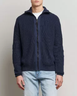 BOSS ORANGE Abinero Knitted Full-Zip Dark Blue S 7 BOSS ORANGE Abinero Knitted Full-Zip Dark Blue S -Boss Butikk 24060711r 3