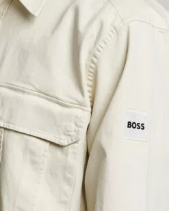 BOSS ORANGE Lisel Pocket Overshirt Light Beige S -Boss Butikk 24061111r 5