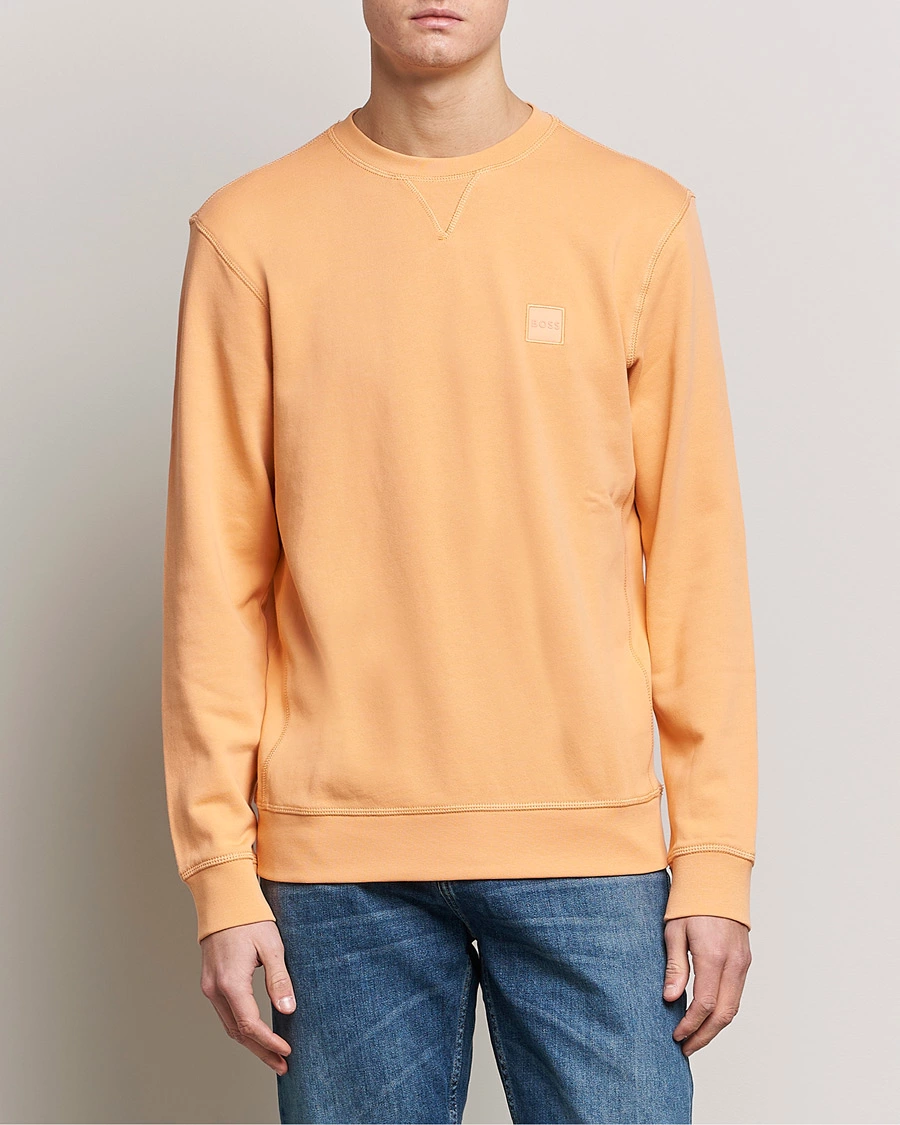 BOSS ORANGE Westart Logo Sweatshirt Pastel Orange S 3 BOSS ORANGE Westart Logo Sweatshirt Pastel Orange S - Bilde 3