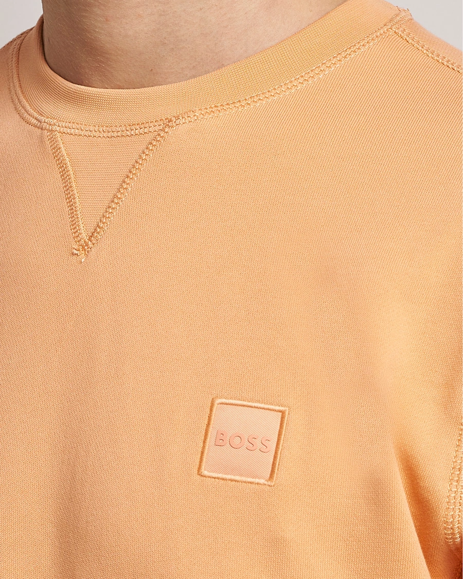 BOSS ORANGE Westart Logo Sweatshirt Pastel Orange S 5 BOSS ORANGE Westart Logo Sweatshirt Pastel Orange S - Bilde 5