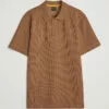 BOSS ORANGE Petempesto Knitted Polo Open Beige S