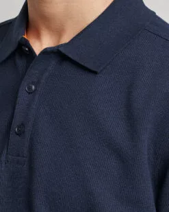 BOSS ORANGE Petempesto Knitted Polo Dark Blue S -Boss Butikk 24061711r 5