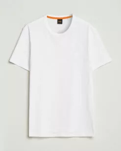 BOSS ORANGE Tegood Slub Crew Neck T-Shirt White S