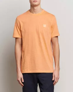 BOSS ORANGE Tegood Slub Crew Neck T-Shirt Pastel Orange S -Boss Butikk 24062211r 3