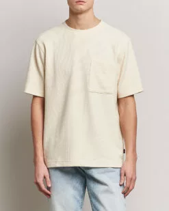 BOSS ORANGE Tempesto Knitted Crew Neck T-Shirt Light Beige S -Boss Butikk 24062911r 3