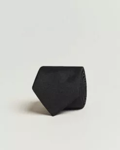 Silk 7,5 Cm Tie Black