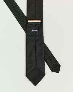 Silk 7,5 Cm Tie Black -Boss Butikk 24835610 3