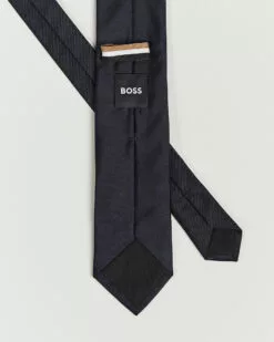 Silk 7,5 Cm Tie Dark Blue -Boss Butikk 24835710 3
