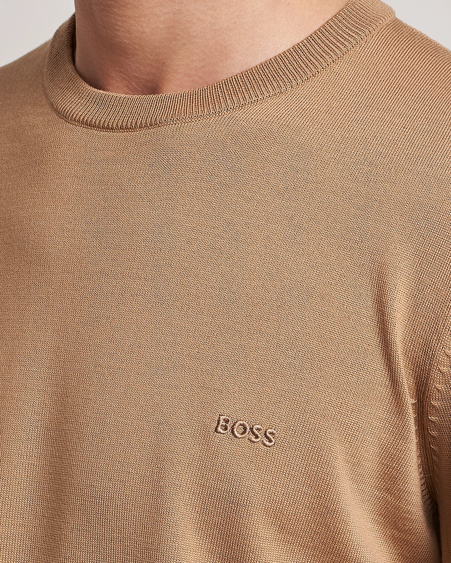 BOSS BLACK Botto Wool Knitted Crew Neck Sweater Medium Beige S 5 BOSS BLACK Botto Wool Knitted Crew Neck Sweater Medium Beige S - Bilde 5