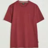 BOSS BLACK Thompson Crew Neck T-Shirt Dark Red S