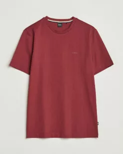 BOSS BLACK Thompson Crew Neck T-Shirt Dark Red S