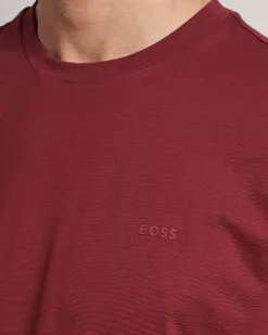 BOSS BLACK Thompson Crew Neck T-Shirt Dark Red S -Boss Butikk 25072411r 5