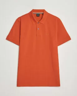 BOSS BLACK Pallas Polo Dark Orange S