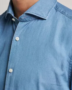 BOSS BLACK Hal Denim Shirt Open Blue 38 - S -Boss Butikk 25074411r 5