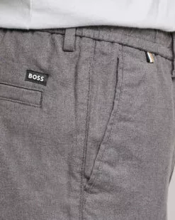 BOSS BLACK Kane Pleated Drawstring Trousers Silver 46 -Boss Butikk 25074911r 5